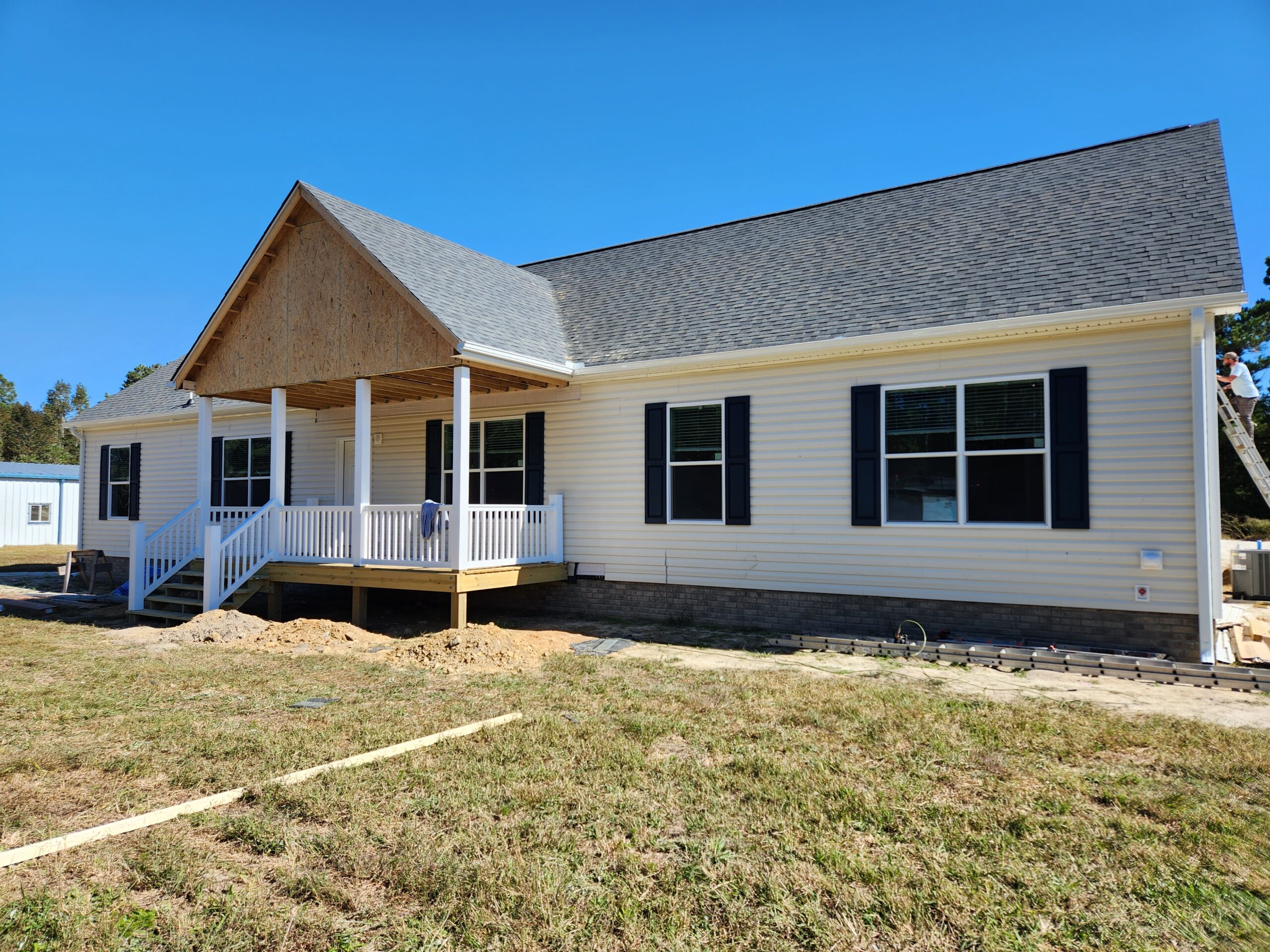 Gable Front Covered Porch