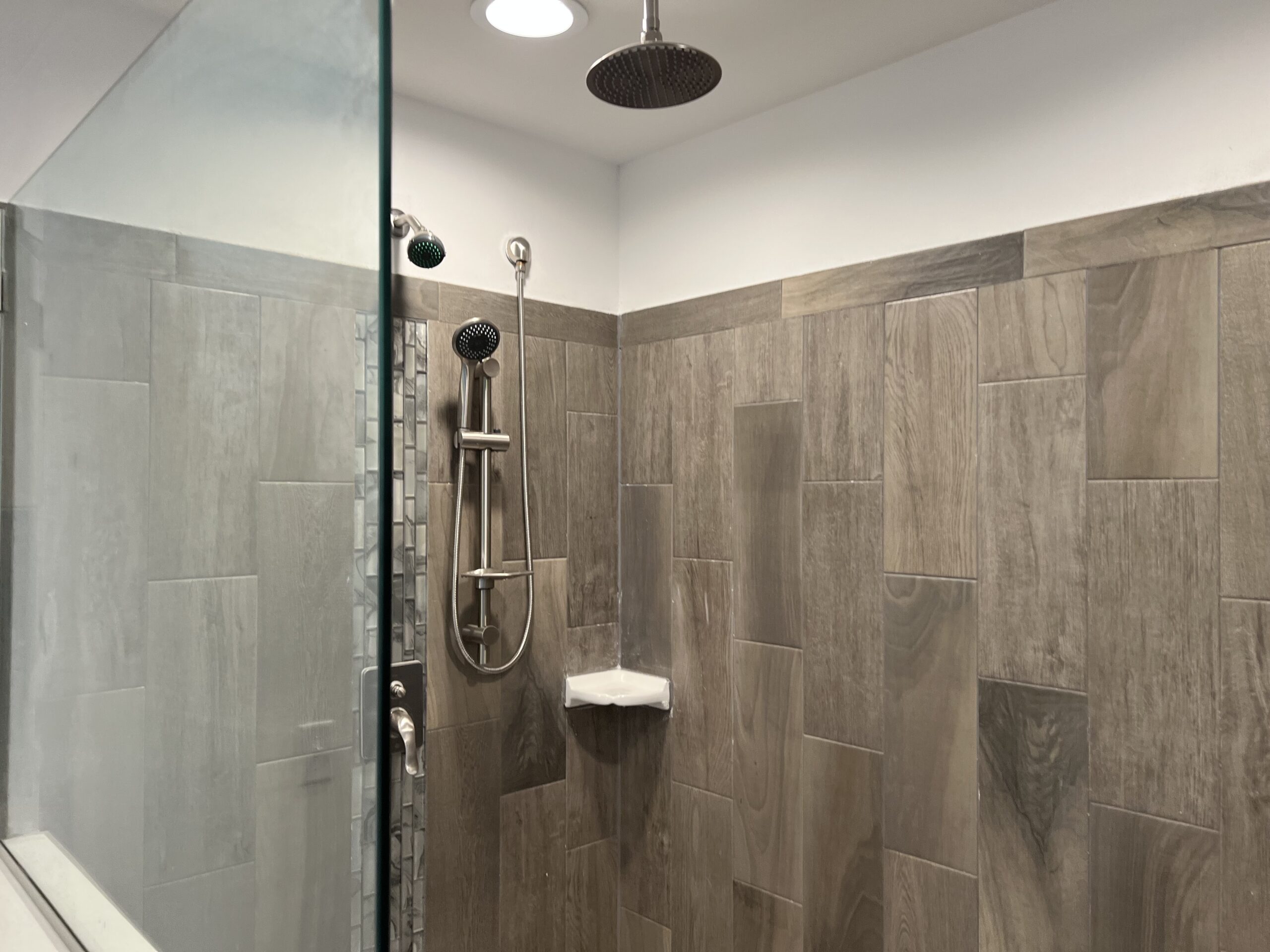 Walk In Tile Shower!