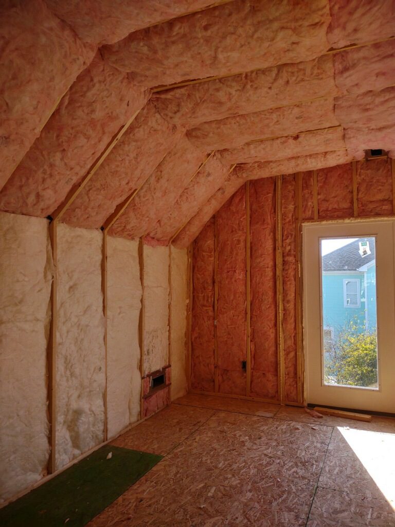 Upstairs Insulation Complete!